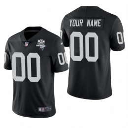 Las Vegas Raiders Custom Men's 2020 Inaugural Season Vapor Limited NFL Jersey Black