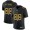 New Orleans Saints Custom Men's Team Logo Dual Overlap Limited NFL Jersey Black