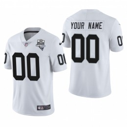 Las Vegas Raiders Custom Men's 2020 Inaugural Season Vapor Limited NFL Jersey White