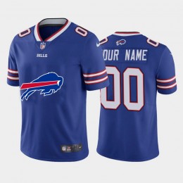 Buffalo Bills Custom Royal Blue Men's Big Team Logo Vapor Limited NFL Jersey