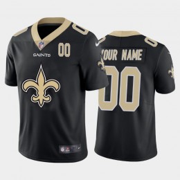 New Orleans Saints Custom Black Men's Big Team Logo Player Vapor Limited NFL Jersey