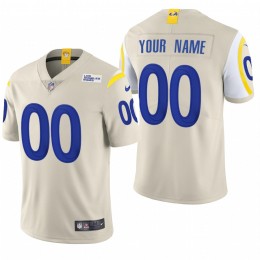 Los Angeles Rams Custom Men's Bone 2020 Vapor Untouchable Limited NFL Jersey