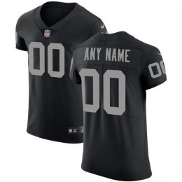 Las Vegas Raiders Customized Black Team Color Stitched Vapor Untouchable Elite Men's NFL Jersey