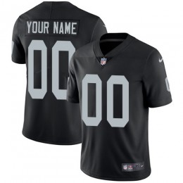 Las Vegas Raiders Customized Black Team Color Stitched Vapor Untouchable Limited Youth NFL Jersey