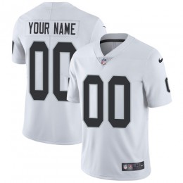 Las Vegas Raiders Customized White Stitched Vapor Untouchable Limited Men's NFL Jersey