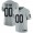 Las Vegas Raiders Customized Silver Men's Stitched NFL Limited Inverted Legend Jersey