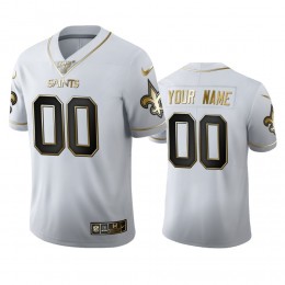 Cleveland Browns Custom Men's Black Golden Limited NFL 100 Jersey