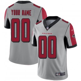 Atlanta Falcons Customized Silver Men's Stitched NFL Limited Inverted Legend Jersey