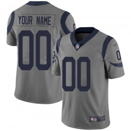 Los Angeles Rams Customized Gray Men's Stitched NFL Limited Inverted Legend Jersey