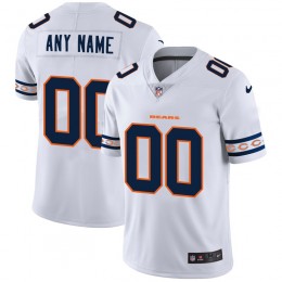 Chicago Bears Custom White Team Logo Vapor Limited NFL Jersey