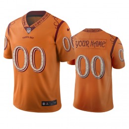 Tampa Bay Buccaneers Custom Orange Vapor Limited City Edition Jersey