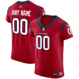 Houston Texans Customized Red Stitched Vapor Untouchable Elite Men's NFL Jersey