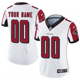 Atlanta Falcons Customized White Stitched Vapor Untouchable Limited Women's NFL Jersey