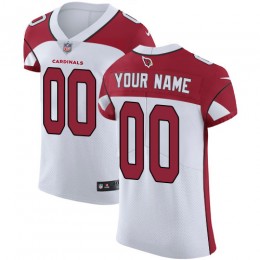 Arizona Cardinals Customized White Stitched Vapor Untouchable Elite Men's NFL Jersey