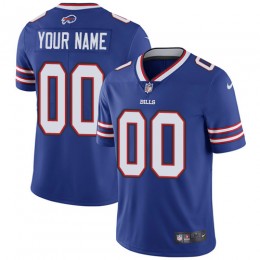 Buffalo Bills Customized Royal Blue Team Color Stitched Vapor Untouchable Limited Men's NFL Jersey