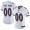 Baltimore Ravens Customized White Stitched Vapor Untouchable Limited Women's NFL Jersey