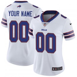 Buffalo Bills Customized White Stitched Vapor Untouchable Limited Women's NFL Jersey