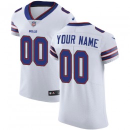 Buffalo Bills Customized White Stitched Vapor Untouchable Elite Men's NFL Jersey