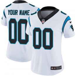 Carolina Panthers Customized White Stitched Vapor Untouchable Limited Women's NFL Jersey