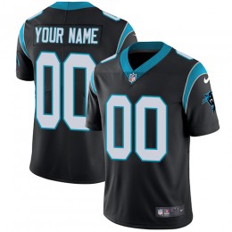 Carolina Panthers Customized Black Team Color Stitched Vapor Untouchable Limited Youth NFL Jersey