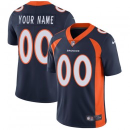 Denver Broncos Customized Navy Blue Alternate Stitched Vapor Untouchable Limited Youth NFL Jersey