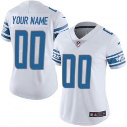 Detroit Lions Customized White Stitched Vapor Untouchable Limited Women's NFL Jersey