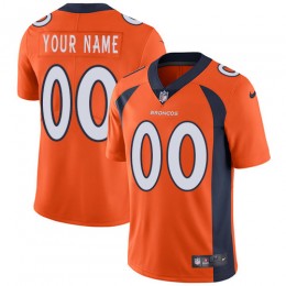 Denver Broncos Customized Orange Team Color Stitched Vapor Untouchable Limited Youth NFL Jersey