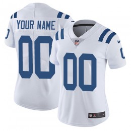 Indianapolis Colts Customized White Stitched Vapor Untouchable Limited Women's NFL Jersey