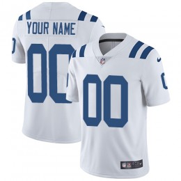 Indianapolis Colts Customized White Stitched Vapor Untouchable Limited Youth NFL Jersey