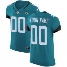 Jacksonville Jaguars Customized Teal Green Team Color Stitched Vapor Untouchable Elite Men's NFL Jersey