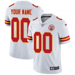Kansas City Chiefs Customized White Stitched Vapor Untouchable Limited Men's NFL Jersey
