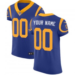 Los Angeles Rams Customized Royal Blue Alternate Stitched Vapor Untouchable Elite Men's NFL Jersey