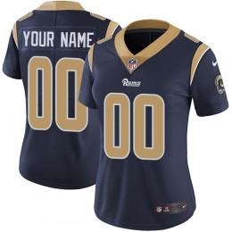 Los Angeles Rams Customized White Stitched Vapor Untouchable Limited Women's NFL Jersey