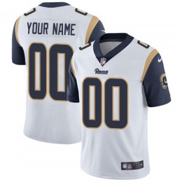 Los Angeles Rams Customized White Stitched Vapor Untouchable Limited Youth NFL Jersey