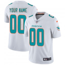 Miami Dolphins Customized White Stitched Vapor Untouchable Limited Men's NFL Jersey