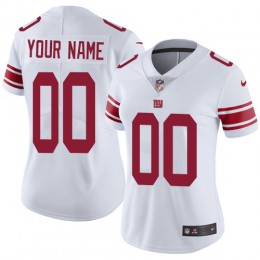New York Giants Customized White Stitched Vapor Untouchable Limited Women's NFL Jersey