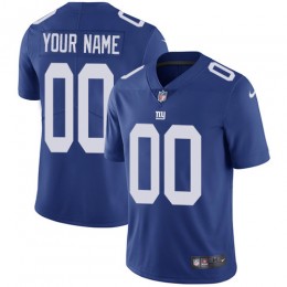 New York Giants Customized Royal Blue Team Color Stitched Vapor Untouchable Limited Youth NFL Jersey