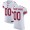 New York Giants Customized White Stitched Vapor Untouchable Elite Men's NFL Jersey