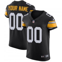 Pittsburgh Steelers Customized Black Alternate Stitched Vapor Untouchable Elite Men's NFL Jersey