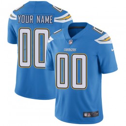 Los Angeles Chargers Customized Electric Blue Alternate Stitched Vapor Untouchable Limited Youth NFL Jersey