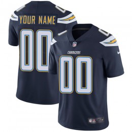 Los Angeles Chargers Customized Navy Blue Team Color Stitched Vapor Untouchable Limited Youth NFL Jersey