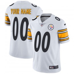 Pittsburgh Steelers Customized White Stitched Vapor Untouchable Limited Men's NFL Jersey