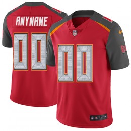Tampa Bay Buccaneers Customized Red Team Color Stitched Vapor Untouchable Limited Youth NFL Jersey