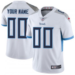 Tennessee Titans Customized White Stitched Vapor Untouchable Limited Youth NFL Jersey