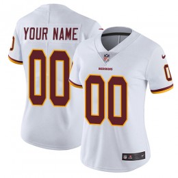 Washington Redskins Customized White Stitched Vapor Untouchable Limited Women's NFL Jersey