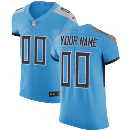 Tennessee Titans Customized Light Blue Team Color Stitched Vapor Untouchable Elite Men's NFL Jersey