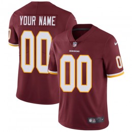 Washington Redskins Customized Burgundy Red Team Color Stitched Vapor Untouchable Limited Youth NFL Jersey