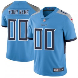 Tennessee Titans Customized Light Blue Team Color Stitched Vapor Untouchable Limited Men's NFL Jersey