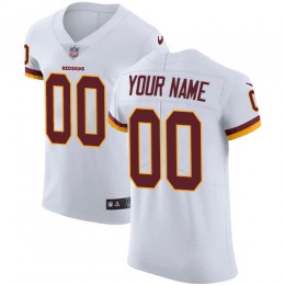 Washington Redskins Customized White Stitched Vapor Untouchable Elite Men's NFL Jersey