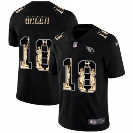 Arizona Arizona Cardinals #18 A.J. Green Carbon Black Vapor Statue Of Liberty Limited NFL Jersey